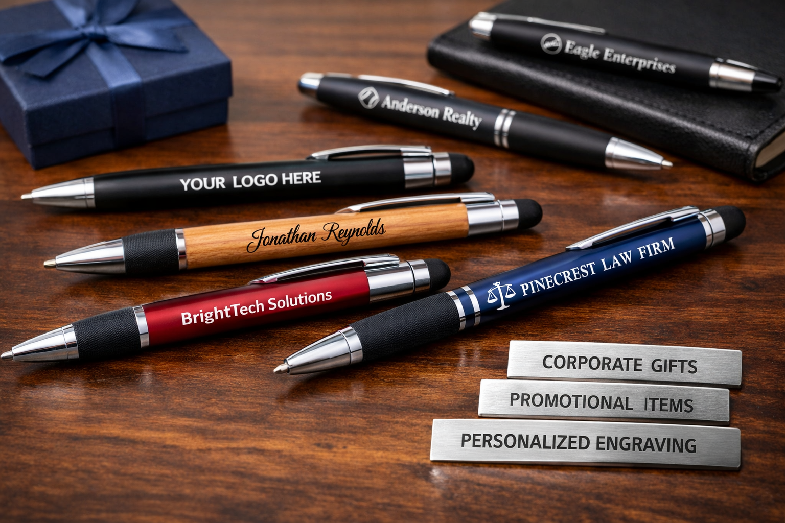 Custom Engraved Pens | Laser Engraved Promotional Pens – The Coleman ...