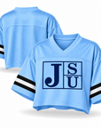 Jackson State Tigers Block Letter Cropped Mesh Football Jersey