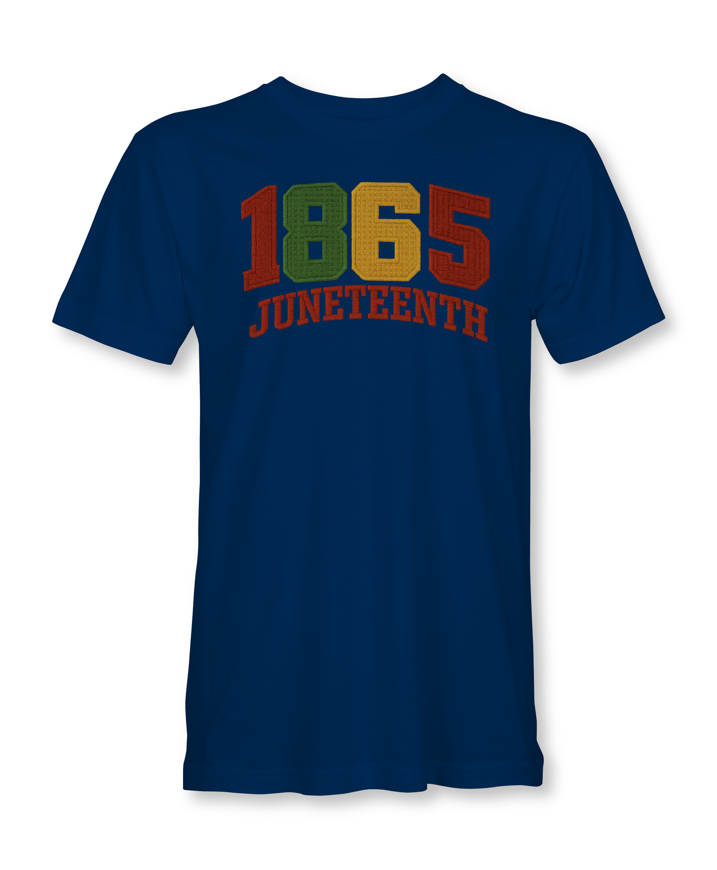 1865 Juneteenth Embroidered Effect T-Shirt
