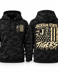 Jackson State Tigers Salute to Service Black Camo apparel product photo