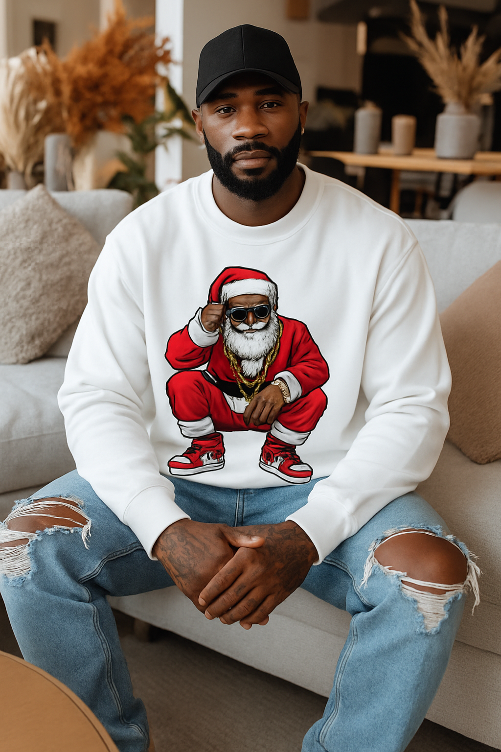 Cool Black Santa Christmas