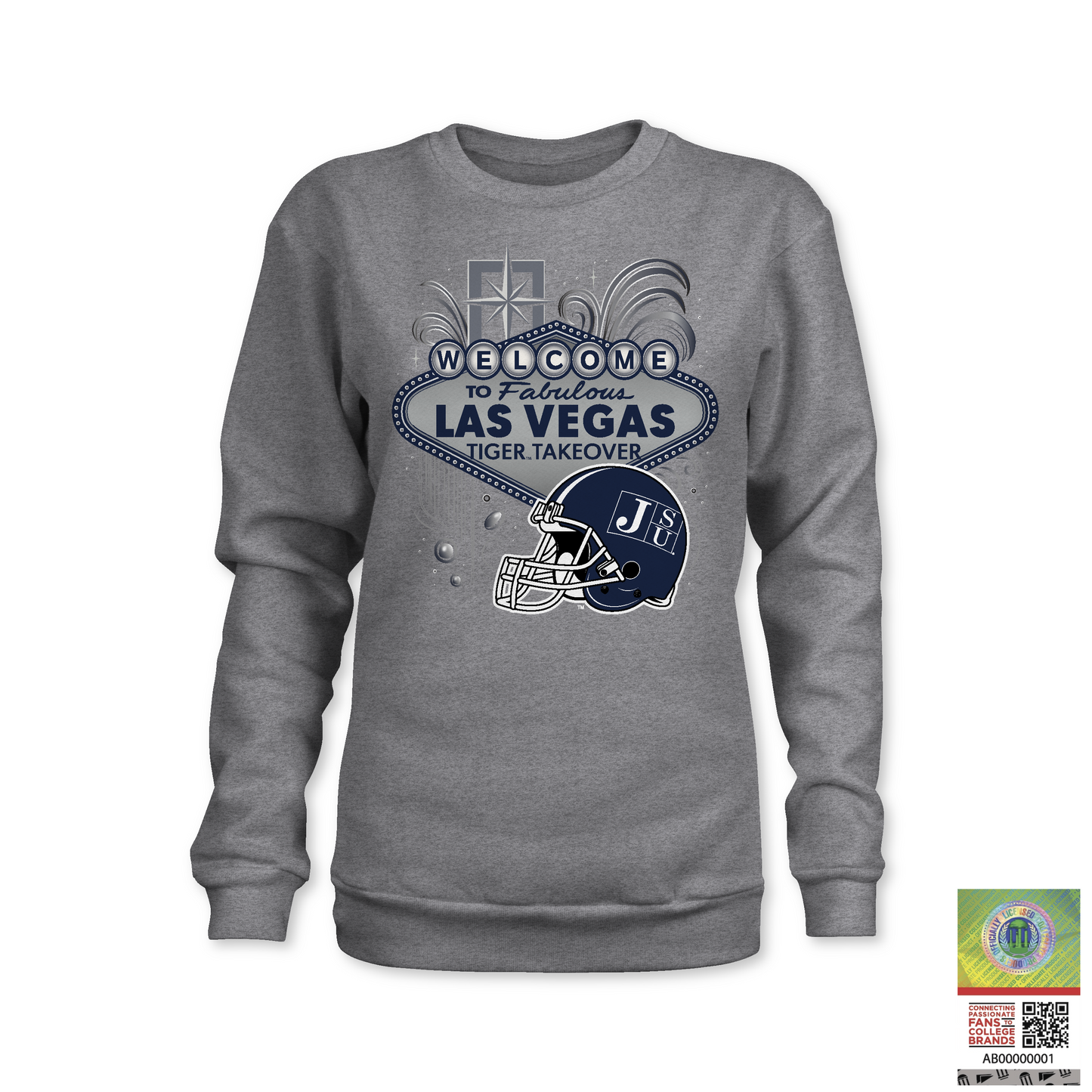 Jackson State University Tigers Tiger Takeover Sweatshirt & Hoodie | JSU vs Grambling 2025 – Las Vegas