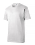 White t-shirt on a white background