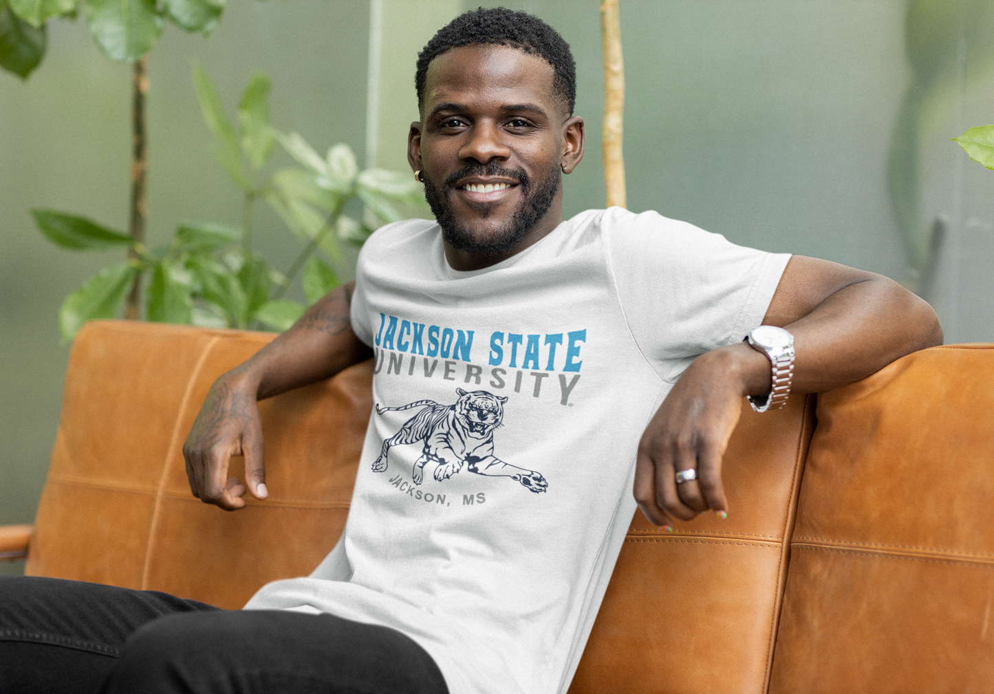 Jackson State University Tigers Jackson MS Short Sleeve T-Shirt