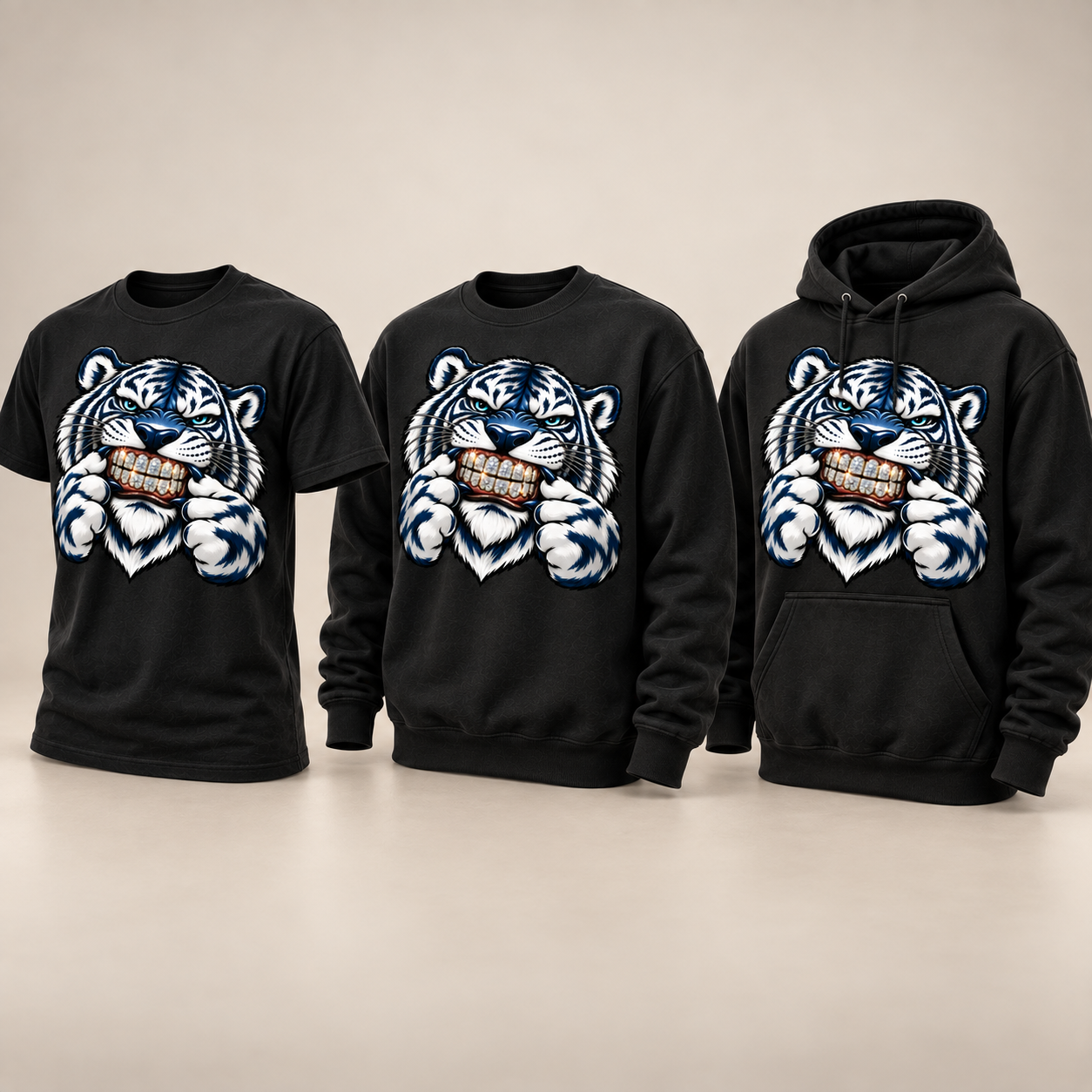 Iced Out Tiger Bling T-Shirt, Sweatshirt & Hoodie – The Coleman