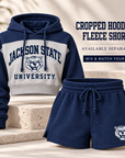 Jackson State cropped hoodie and fleece shorts sold separately mix and match sizing
