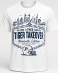 White Jackson State Nashville Tiger Takeover T-shirt with navy design
