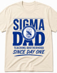 Phi Beta Sigma Sigma Dad Teaching Brotherhood Since Day One t-shirt in natural