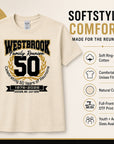Westbrook Family Reunion T-shirt features including Softstyle cotton, unisex fit and DTF print
