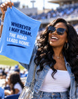 Wherever I May Roam Rally Towel