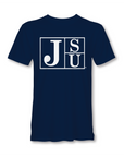Jackson State University Tigers short-sleeve T-shirt, navy with white block logo