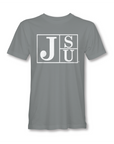 Jackson State University Tigers short-sleeve T-shirt, gray with white block logo