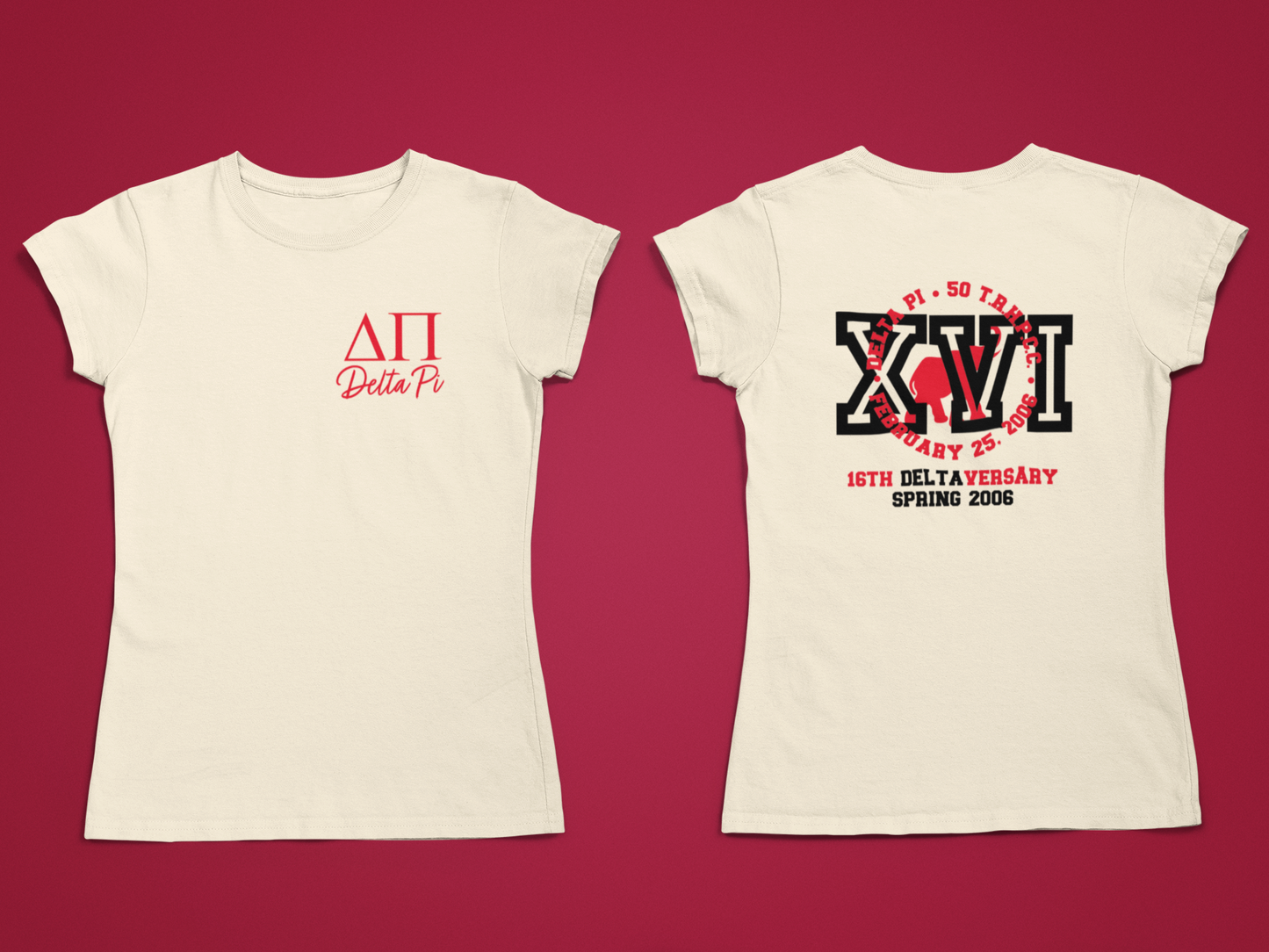 Delta Pi Spring '06 16th Anniversary Tee