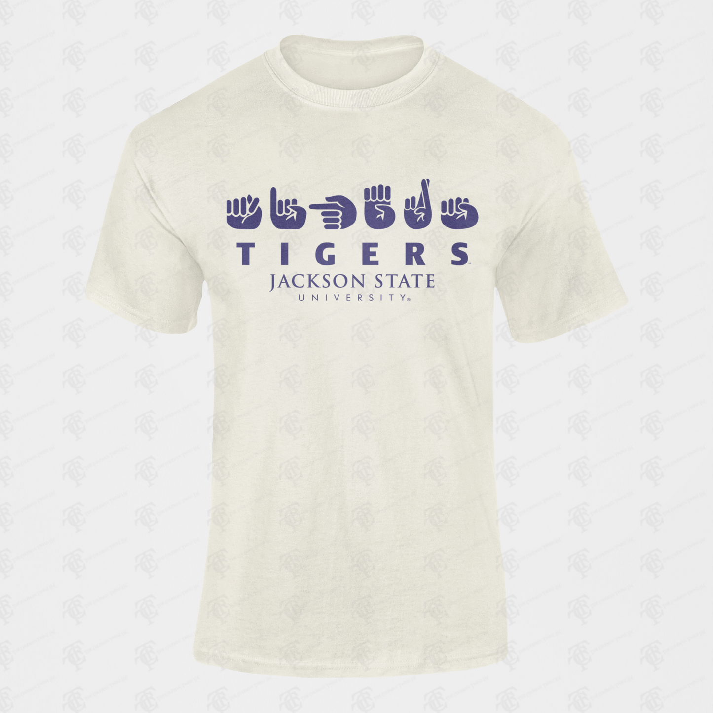 Jackson State Tigers Sign Blue T-Shirt