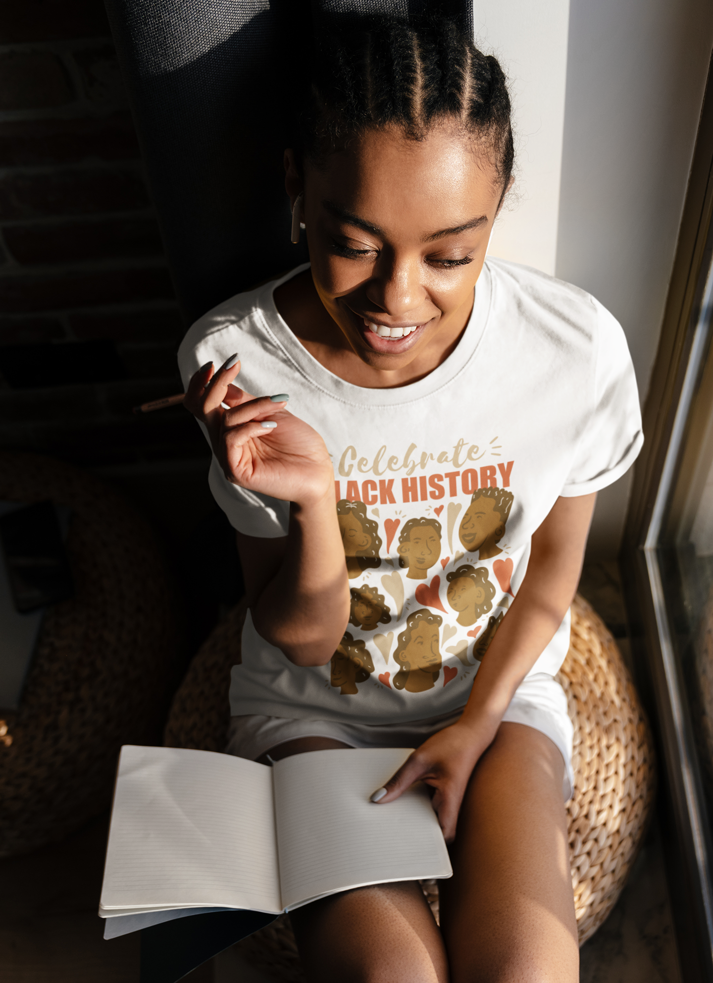 Celebrate Black History Month Short Sleeve T-Shirt | Black History T-Shirt | Juneteenth T-Shirt | Melanin T-Shirt | Black History Month T-Shirt