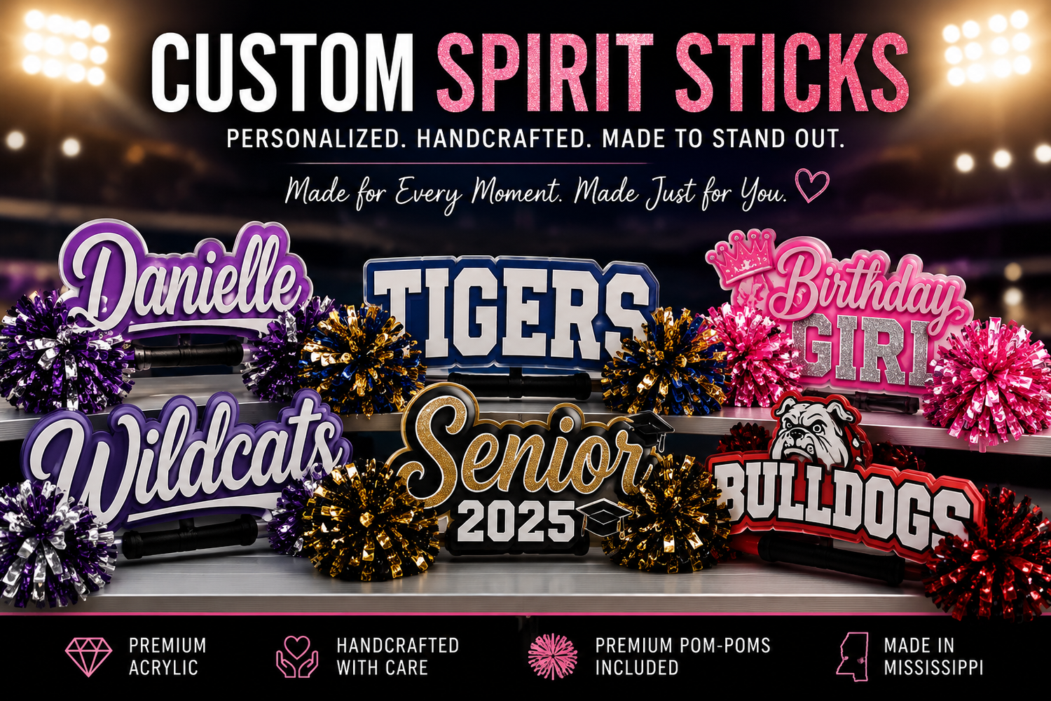 Custom Spirit Sticks