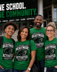 Green BEASTMODE ACTIVATED spirit t-shirts on people, short-sleeve crew-neck