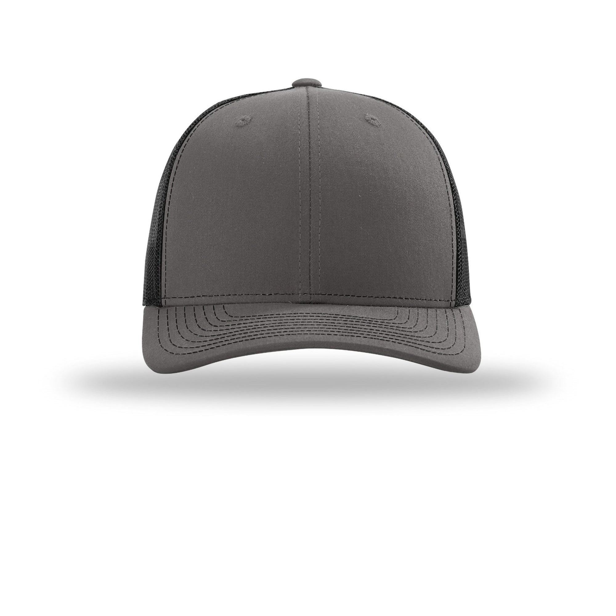 Gray baseball cap on a white background