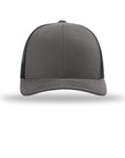 Gray baseball cap on a white background