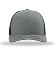 Gray cap on a white background