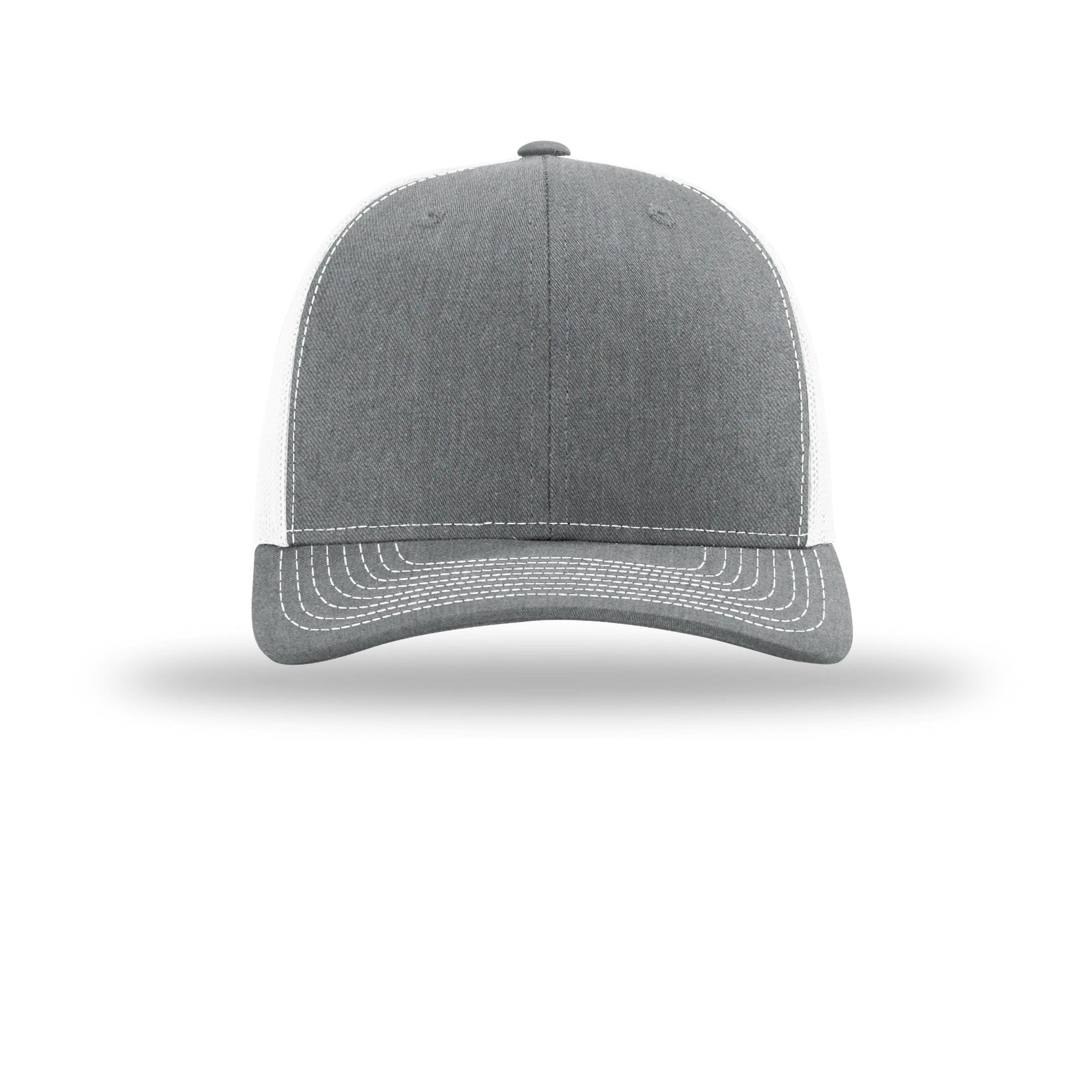Gray baseball cap on a white background