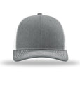 Gray baseball cap on a white background