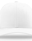 White baseball cap on a white background