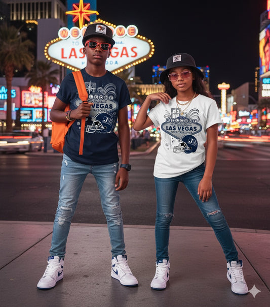 Jackson State Tigers Tiger Takeover Youth T-Shirt | JSU vs Grambling 2025 – Las Vegas