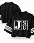 Jackson State Tigers Block Letter Cropped Mesh Football Jersey