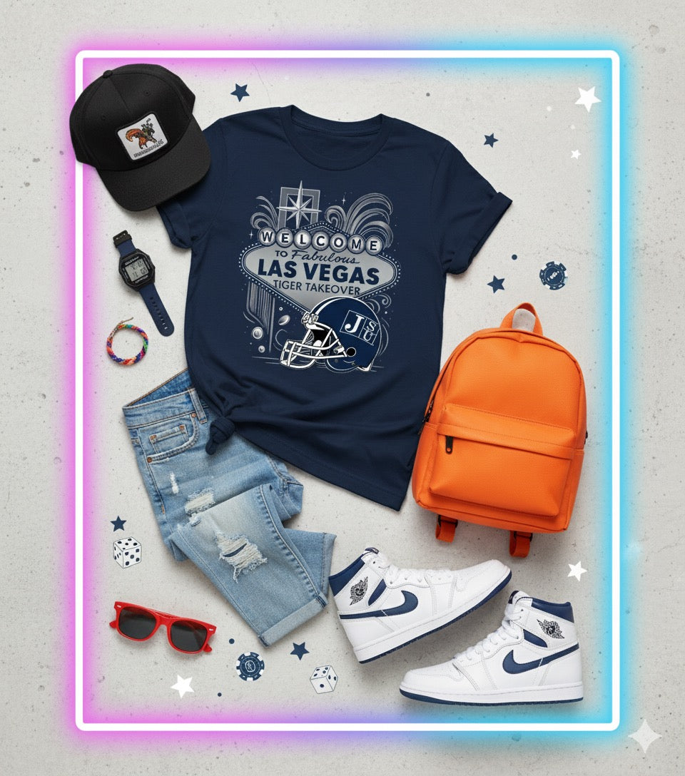 Jackson State Tigers Tiger Takeover Youth T-Shirt | JSU vs Grambling 2025 – Las Vegas