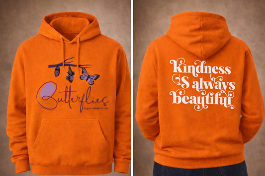 Butterflies Kindness Is Always Beautiful 2026 w/ White Back