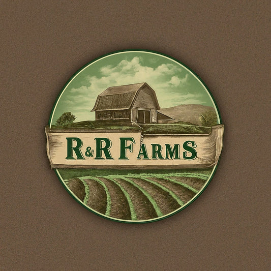 Custom UV DTF Logo Labels – 3” x 3” – 50 Pack (R&R Farms)