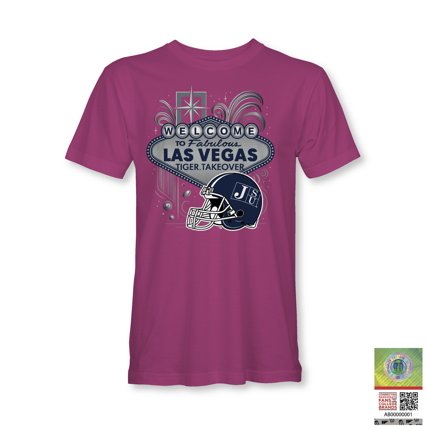 Jackson State Tigers Tiger Takeover T-Shirt | JSU vs Grambling 2025 – Las Vegas