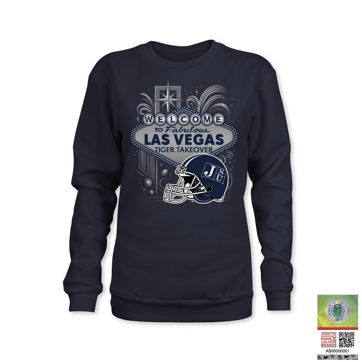 Jackson State University Tigers Tiger Takeover Sweatshirt & Hoodie | JSU vs Grambling 2025 – Las Vegas