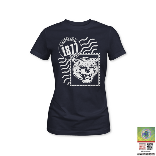 Jackson State Tigers Tigergram Ladies T-Shirt