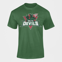 Load image into Gallery viewer, Mississippi Valley State Delta Devils Mascot Short Sleeve T-Shirt
