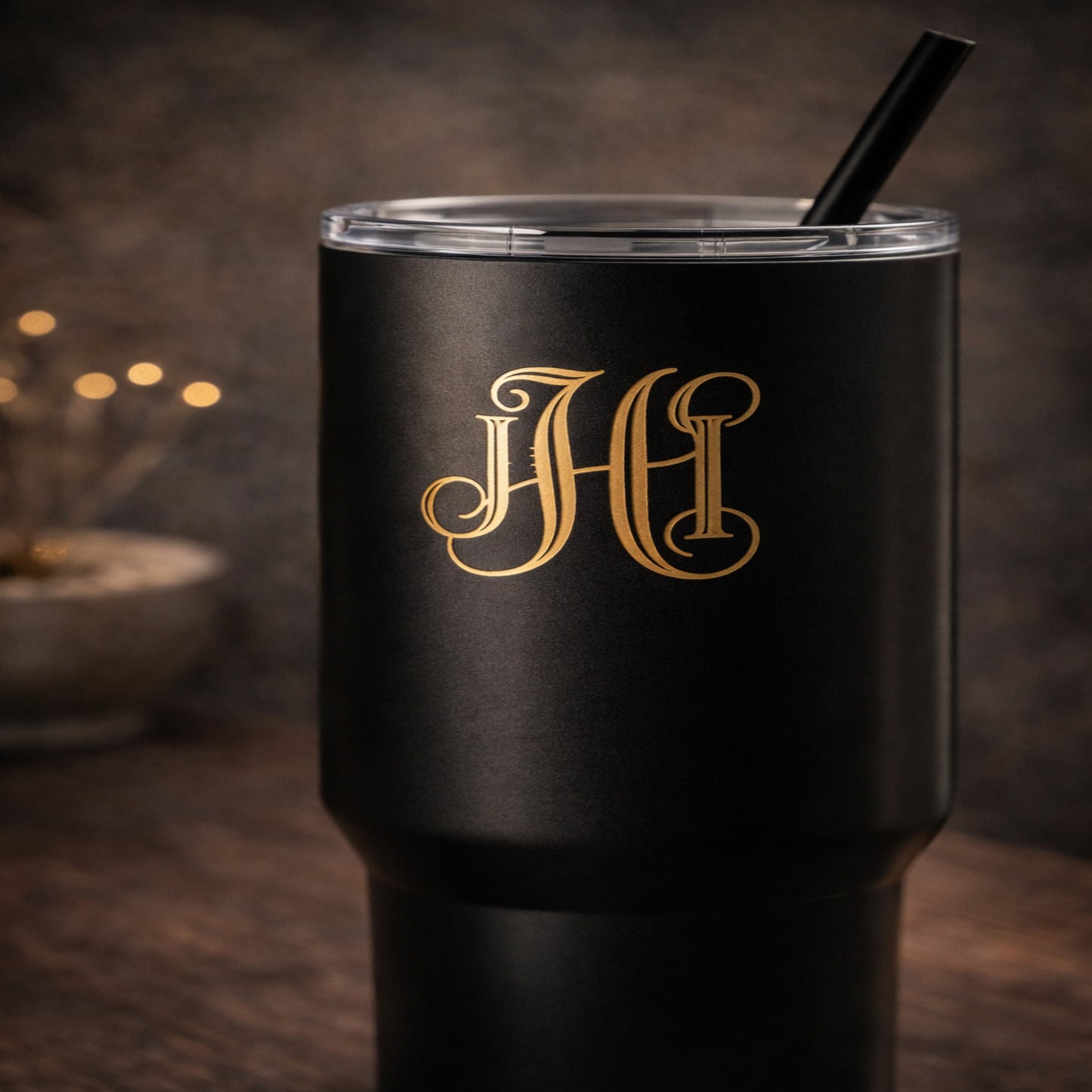 Monogram style close-up