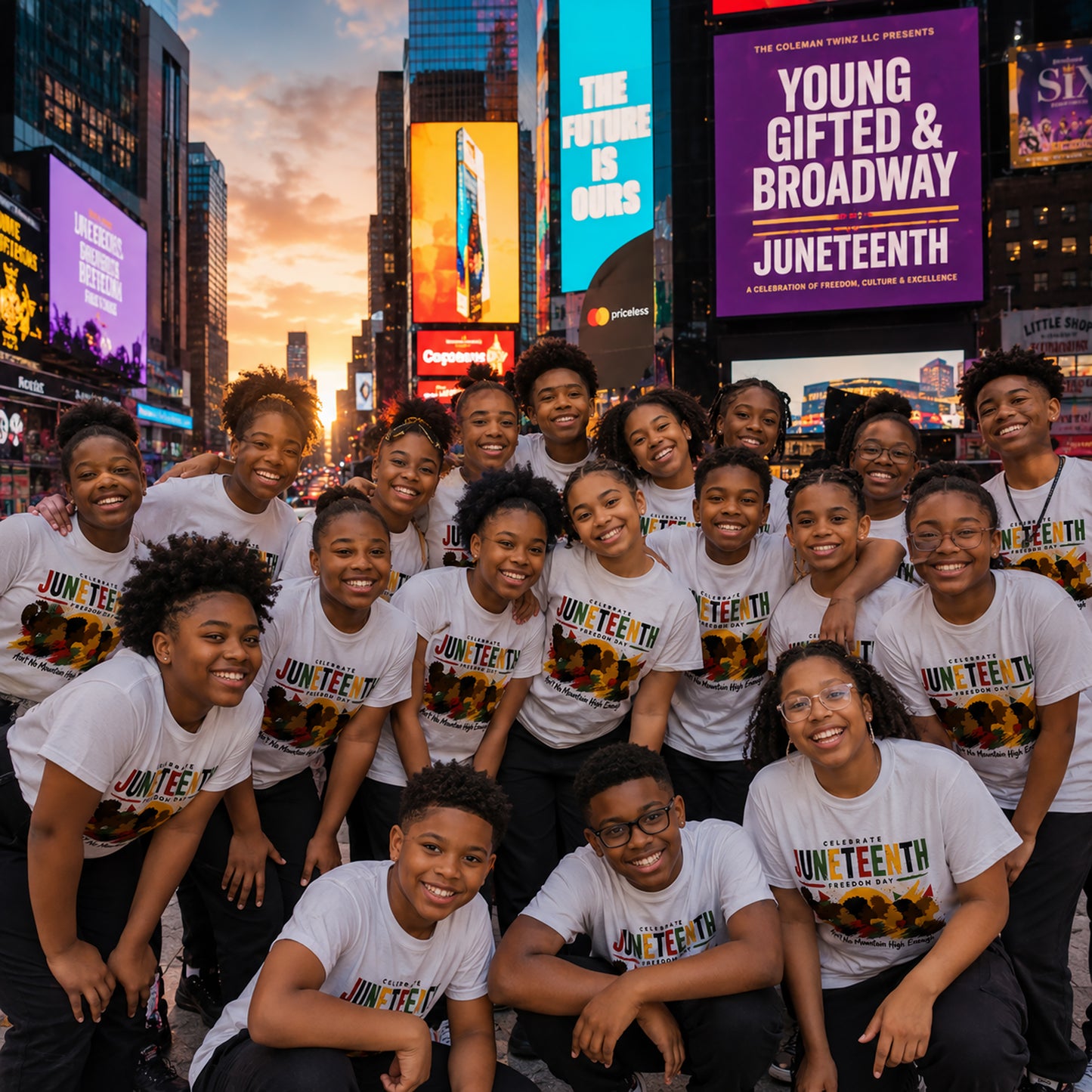 Young Gifted & Broadway Juneteenth 2026 Youth Performance T-Shirt