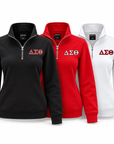 Delta Sigma Theta Quarter-Zip Sweatshirt