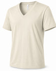 Beige t-shirt on a white background