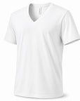 White t-shirt on a white background