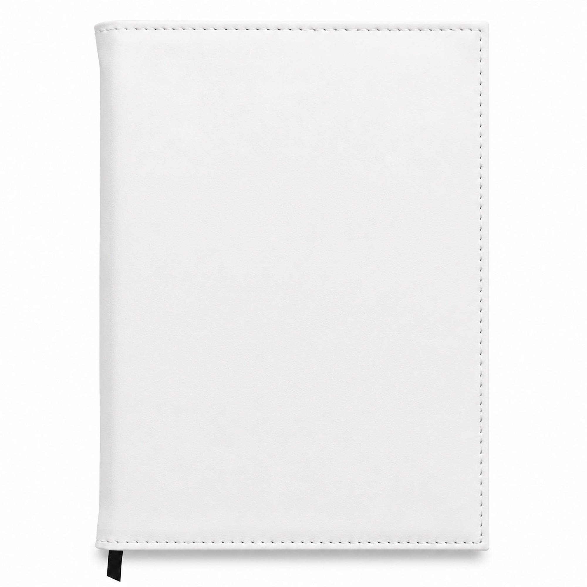 White leather wallet on a white background
