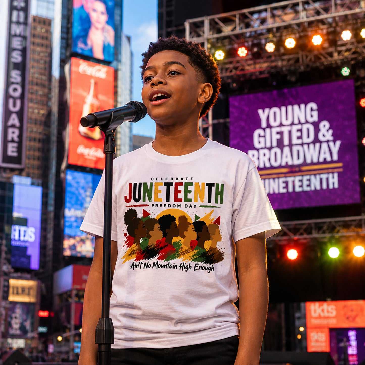 Young Gifted & Broadway Juneteenth 2026 Youth Performance T-Shirt