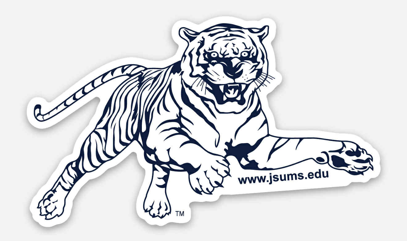 Jackson State University Tigers DFW Alumni Chapter Custom Stickers
