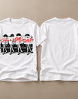 White Just A Diva from Delta Pi short sleeve T-shirt front and blank back