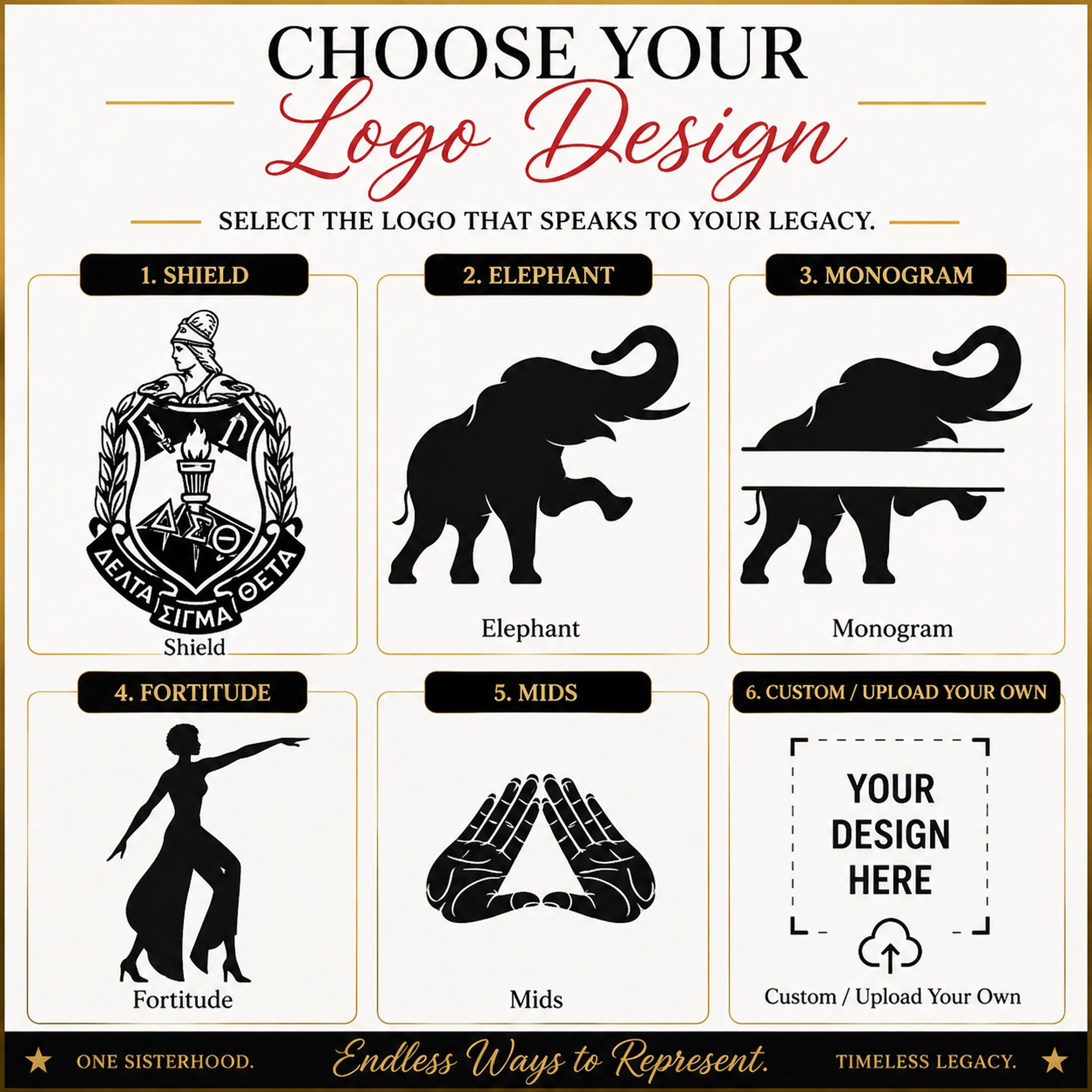 Personalized engraved 20oz tumbler logo design chooser graphic