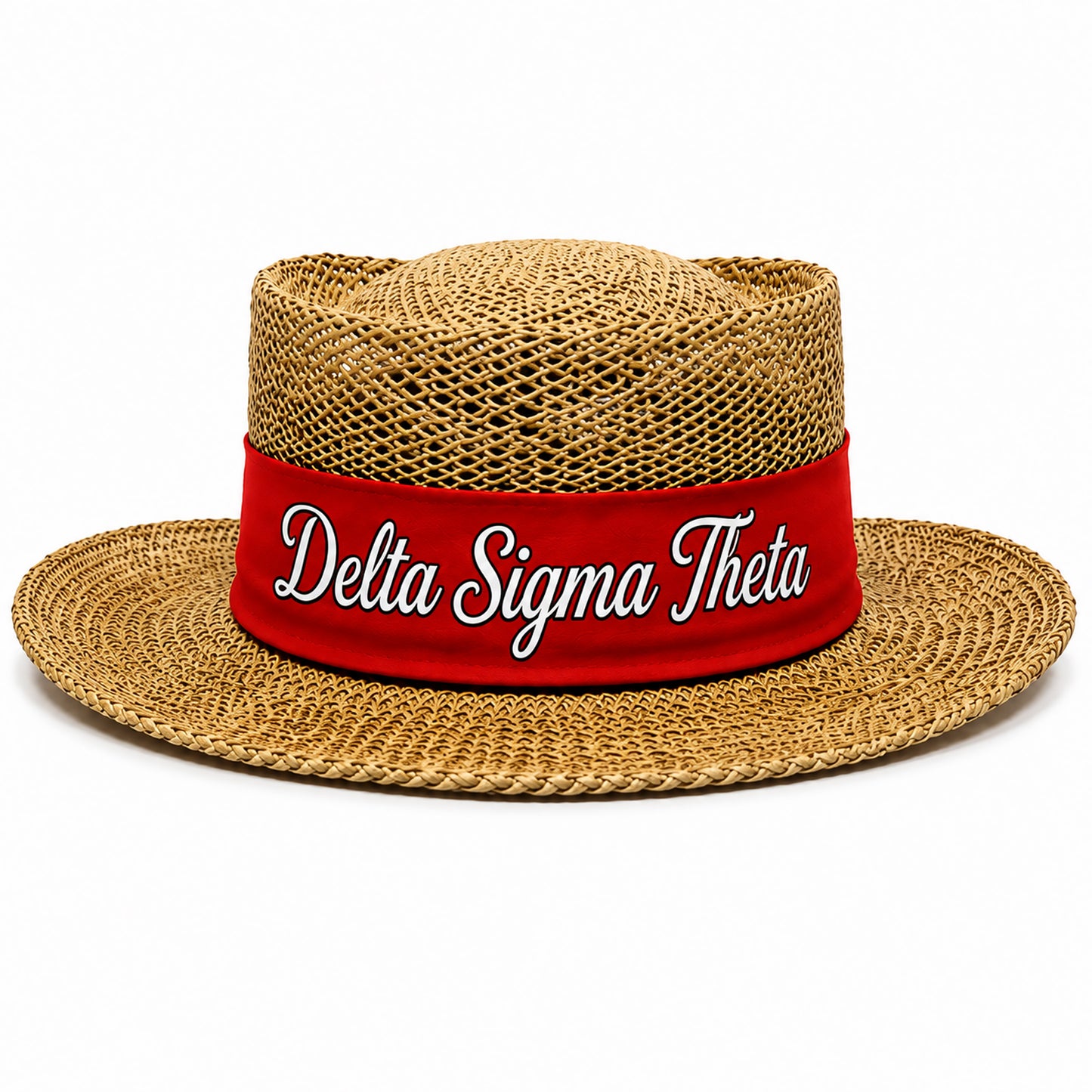 Delta Sigma Theta Straw Hat