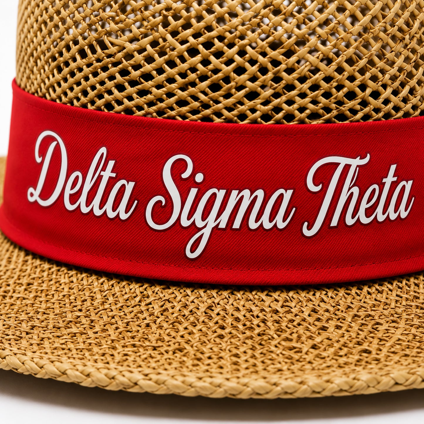 Delta Sigma Theta Straw Hat