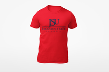 Load image into Gallery viewer, Jackson State University Tigers Blue Top Floating J Short Sleeve T-Shirt

