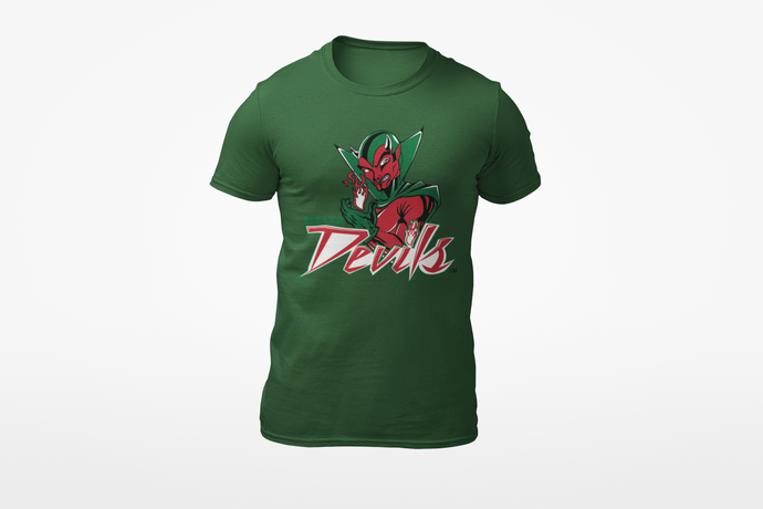 Mississippi Valley State Delta Devils Mascot Short Sleeve T-Shirt